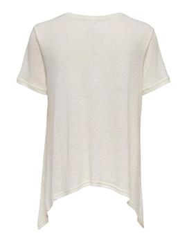 Camiseta Only Tea beige