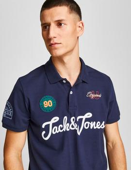 Polo Jack&Jones France marino