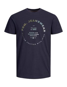 Camiseta Jack-Jones Bludamian marina