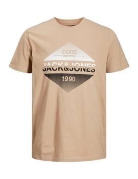 Camiseta Jack-Jones Brac beige
