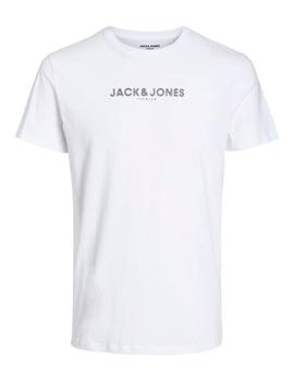 Camiseta Jack&Jones Blabooster blanca
