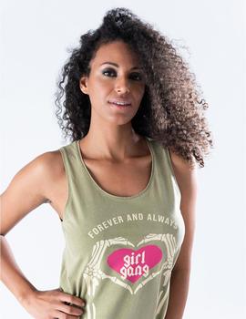 Vestido Animosa Girl Gang verde