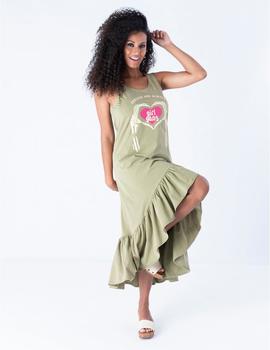 Vestido Animosa Girl Gang verde