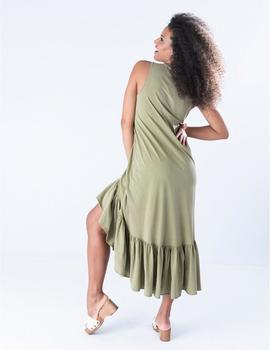 Vestido Animosa Girl Gang verde