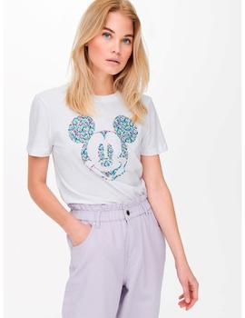 Camiseta Only Disney blanca