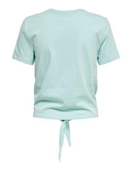 Camiseta Only Frucci verde agua