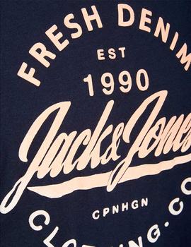 Camiseta Jack&Jones Fresh marina