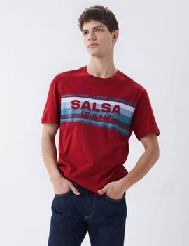 Camiseta Salsa Logo roja